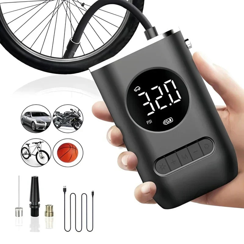 Portable Digital Air Compressor - Tire Calibrator