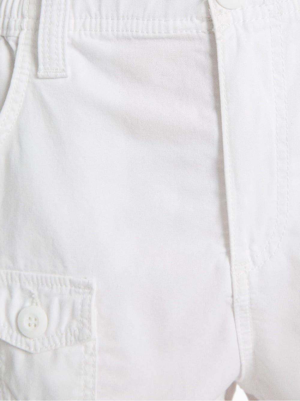Multi-cargo cotton shorts