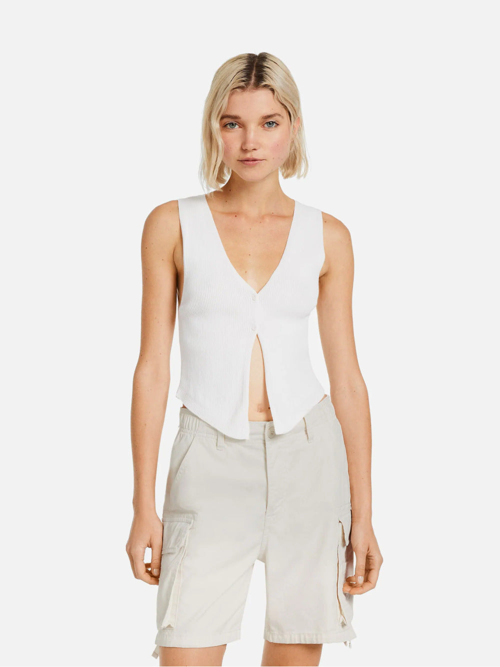 Bermudashorts i bomull cargo