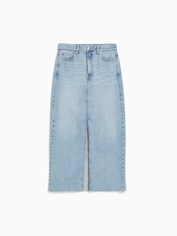 Gonna lunga in denim