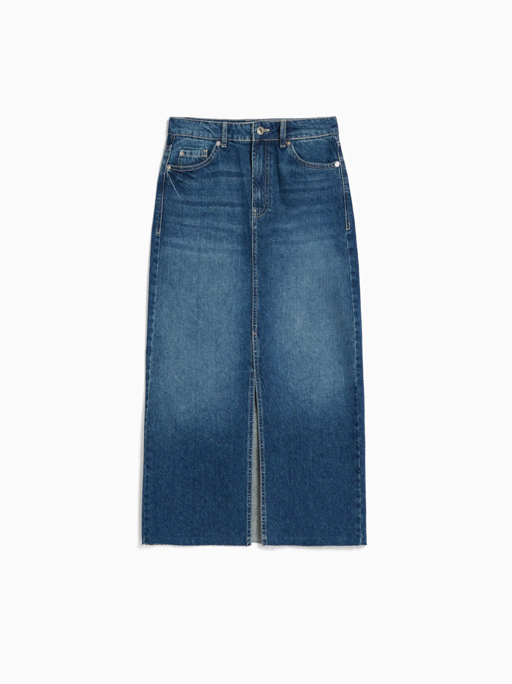 Gonna lunga in denim