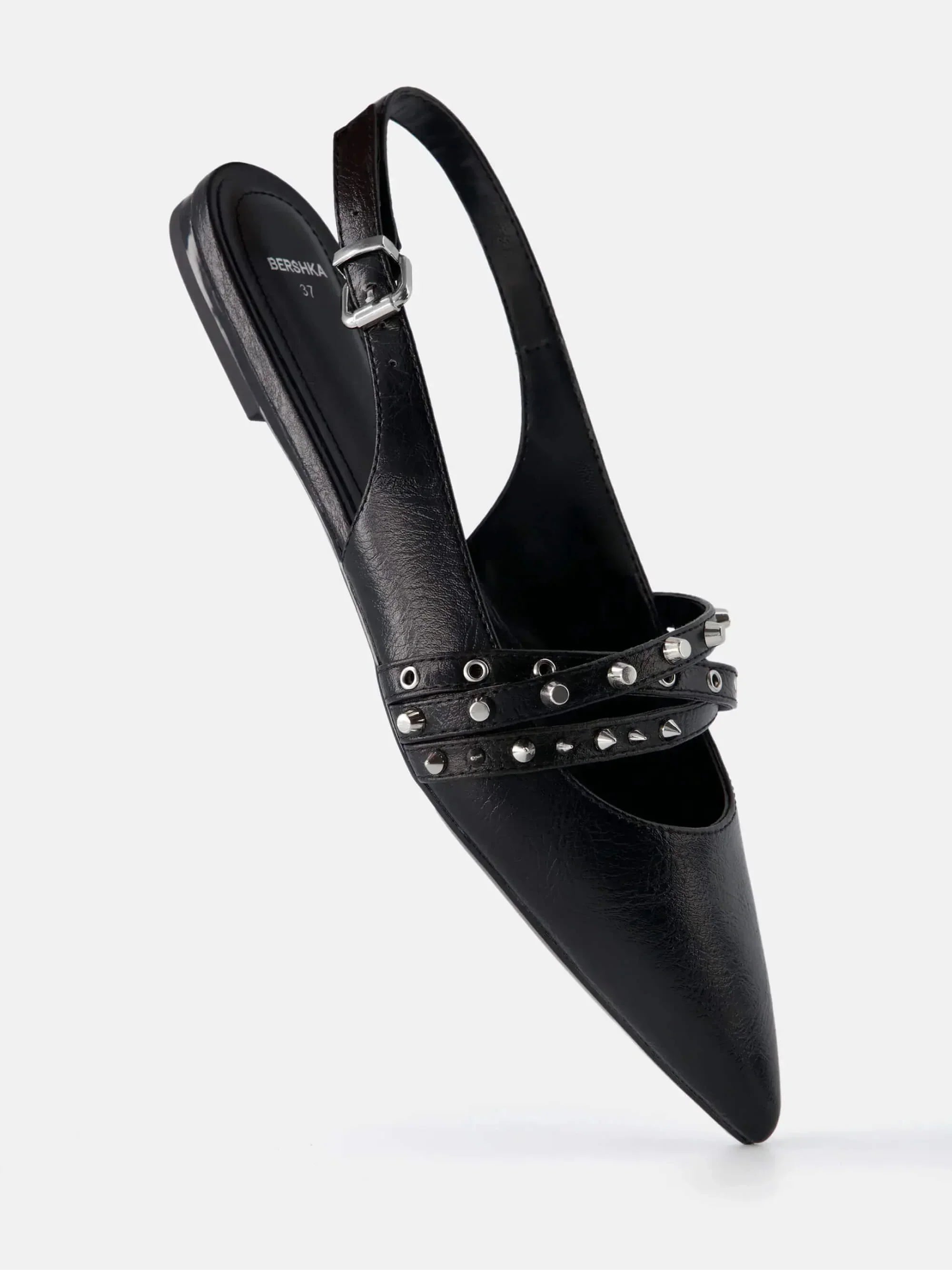 Studded slingback