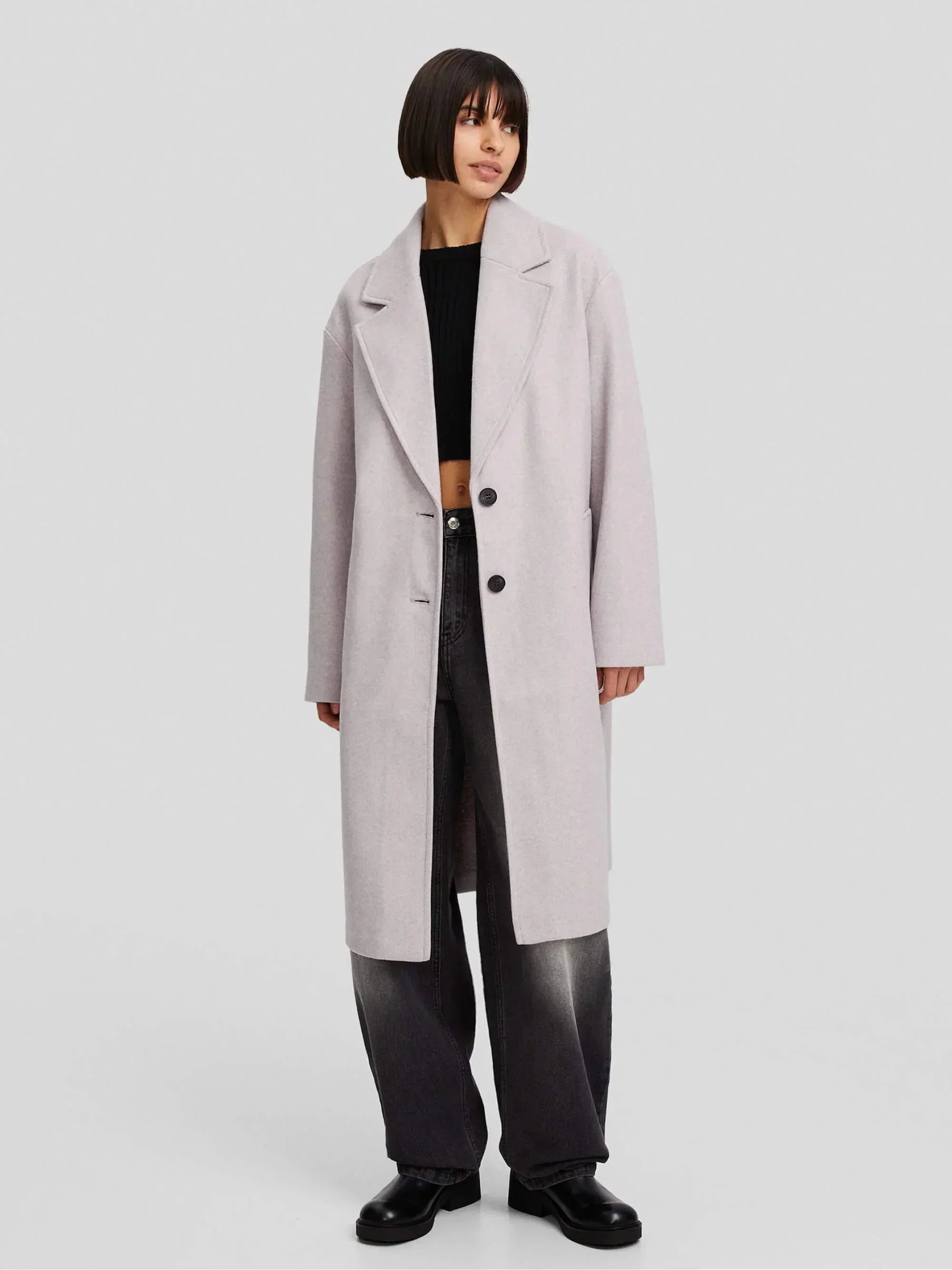 Cappotto lungo e morbido