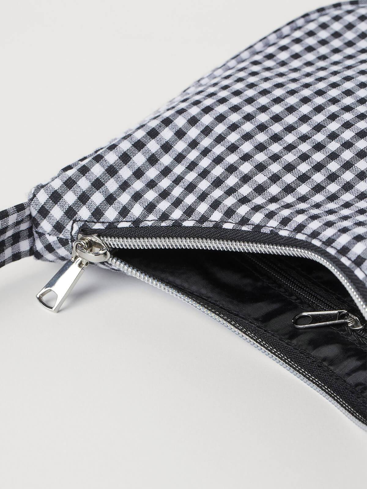 Checked Handbag