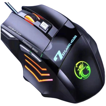 Wired Gaming Mouse 3600dpi USB LED