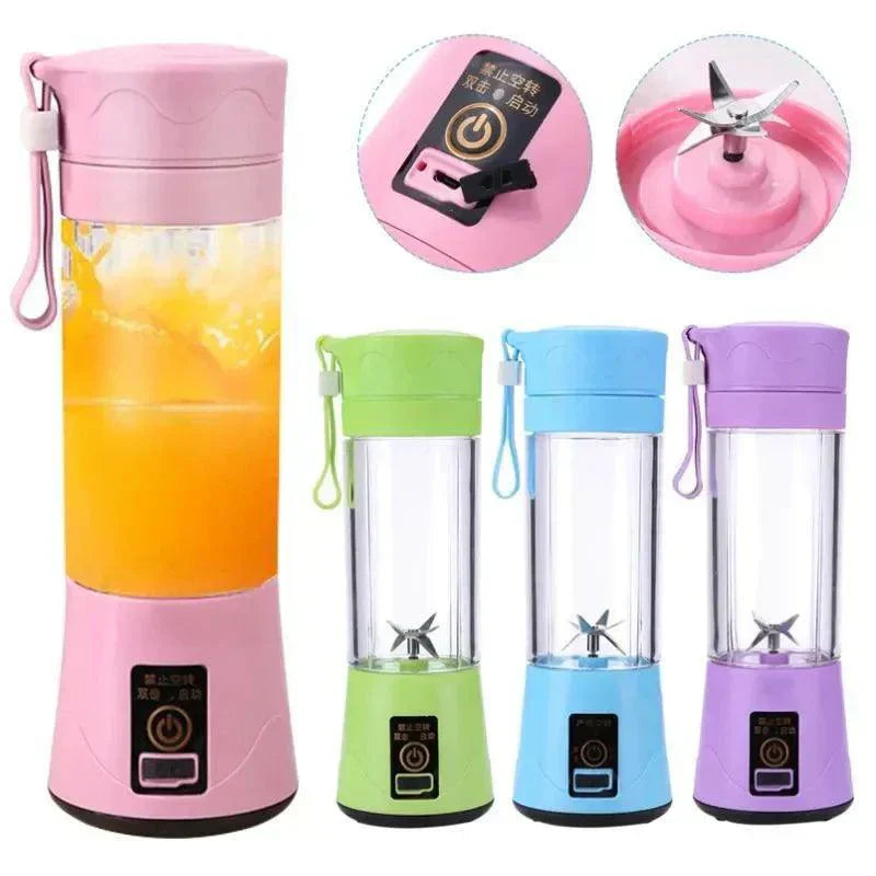 USB draagbare miniblender met 6 messen