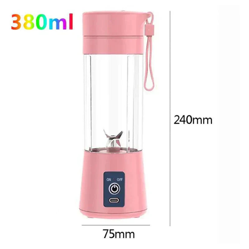 USB draagbare miniblender met 6 messen